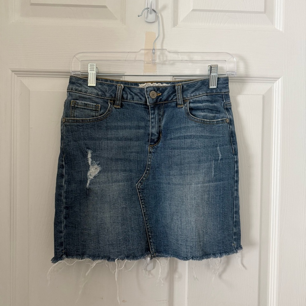 Altar'd State Jean Skirt